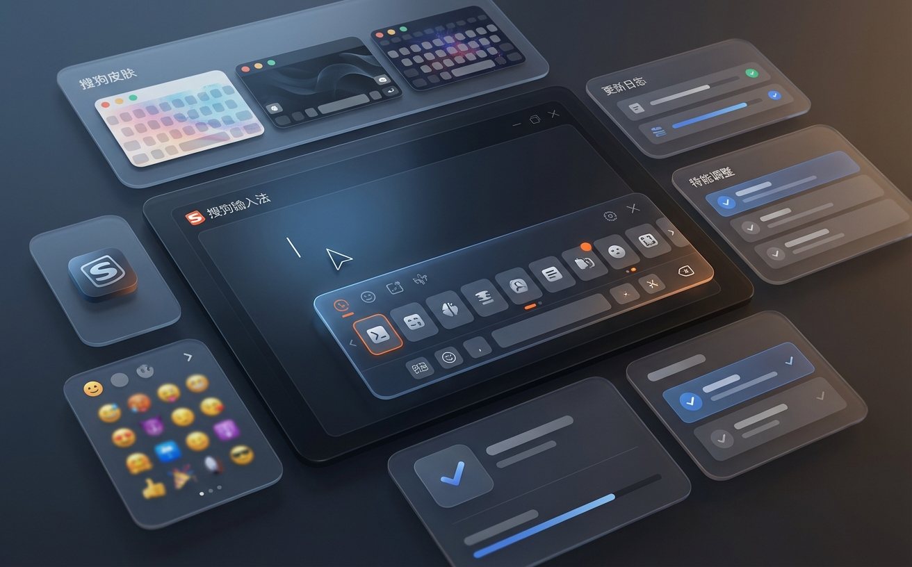 搜狗输入法候选栏布局与补丁更新效果